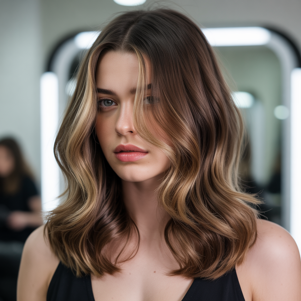 Butterfly Haircut with Balayage