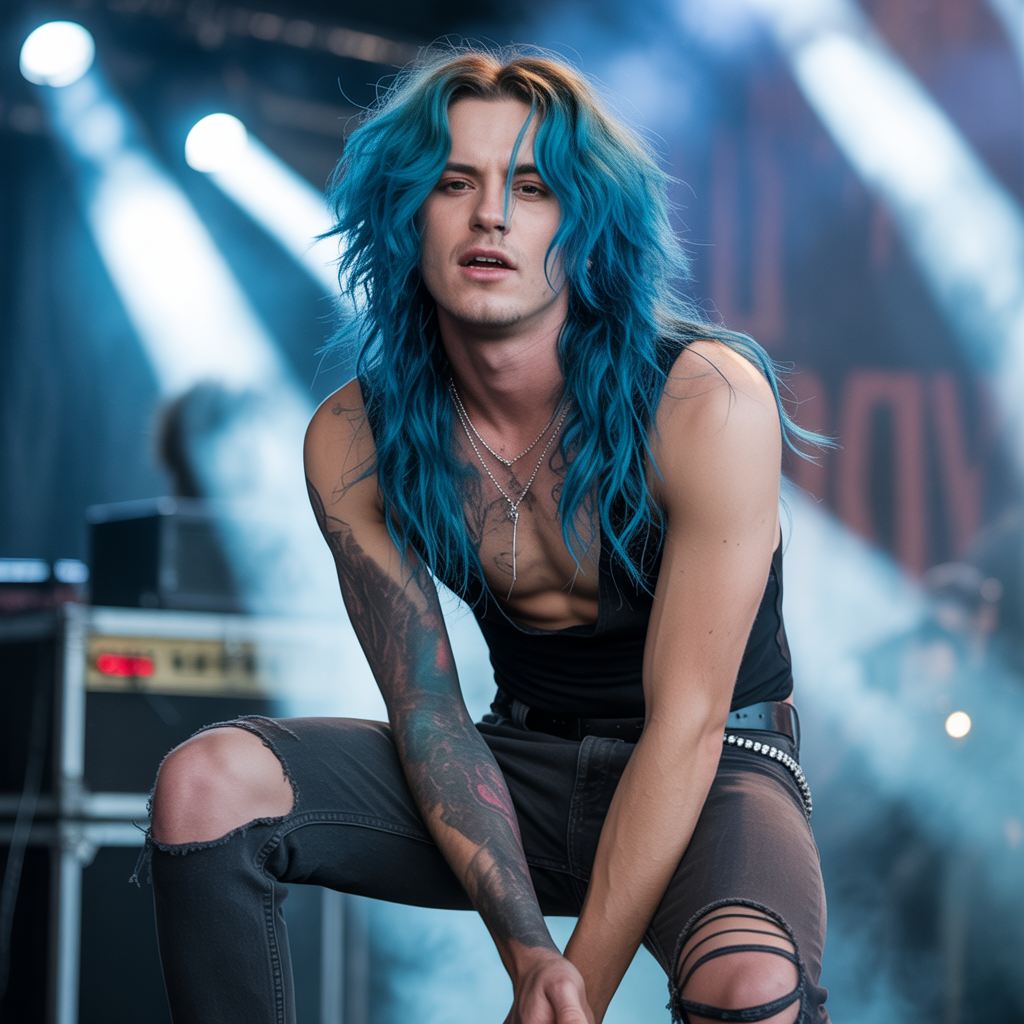 Color-Drenched Rocker Hairstyles