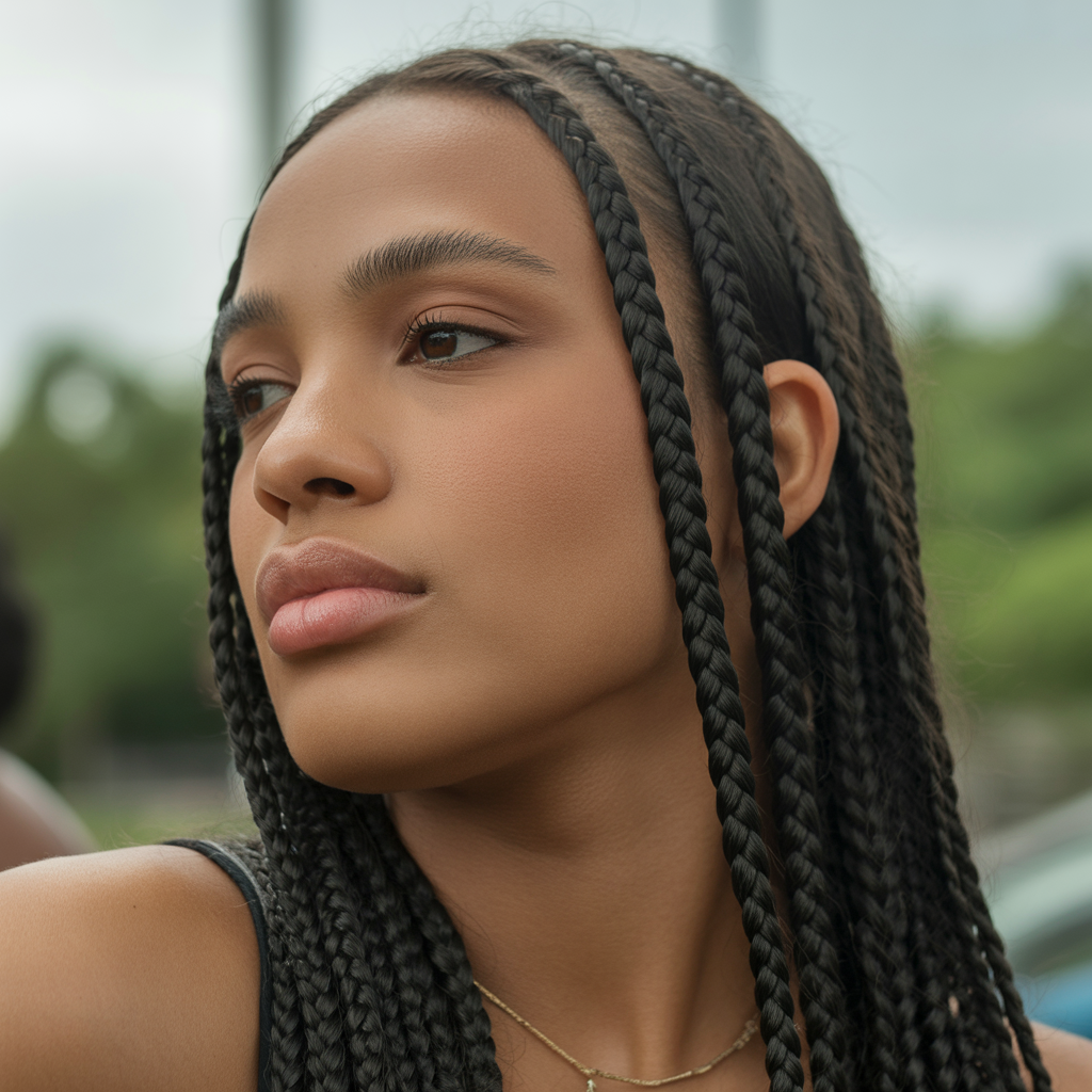 Cornrow Braids for Pool Hairstyles