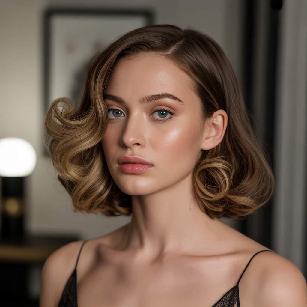 Curled Ends for Subtle Volume