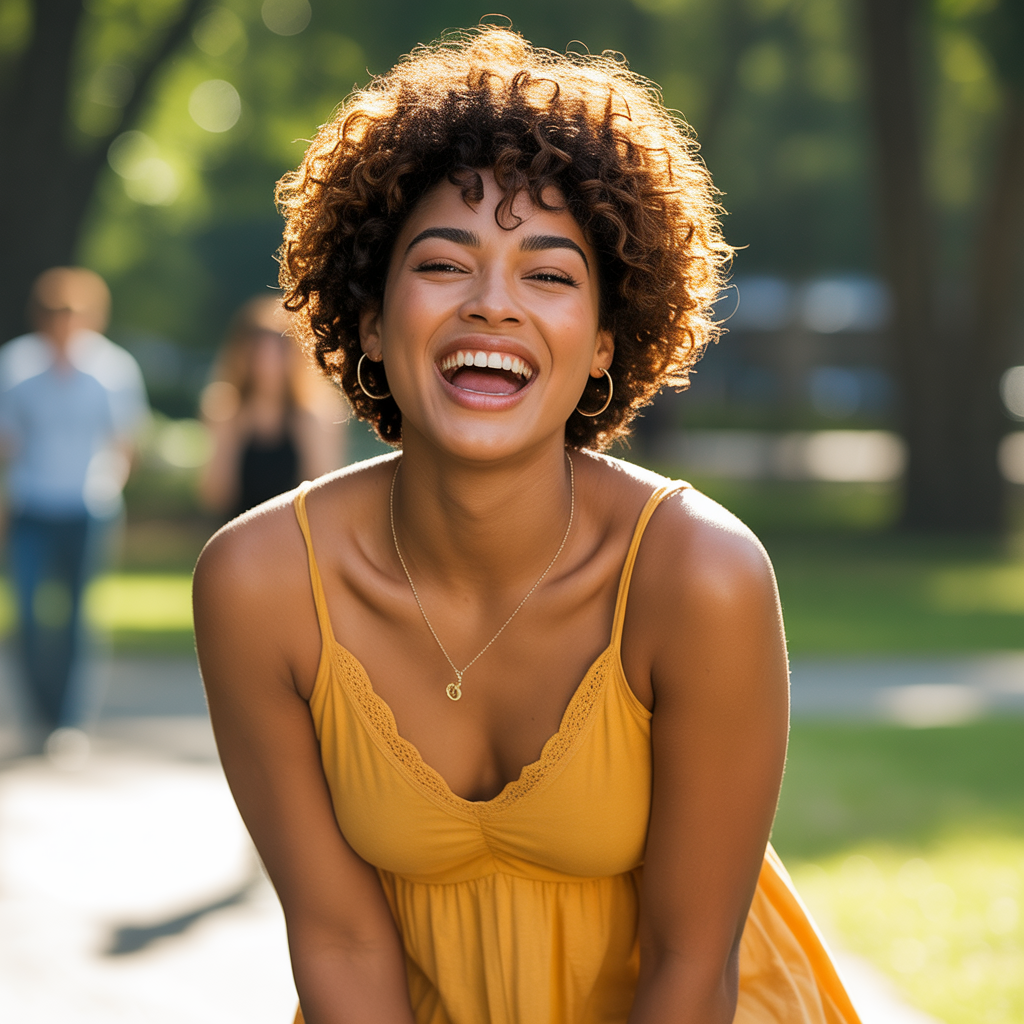 Curly Short Wolf Cut