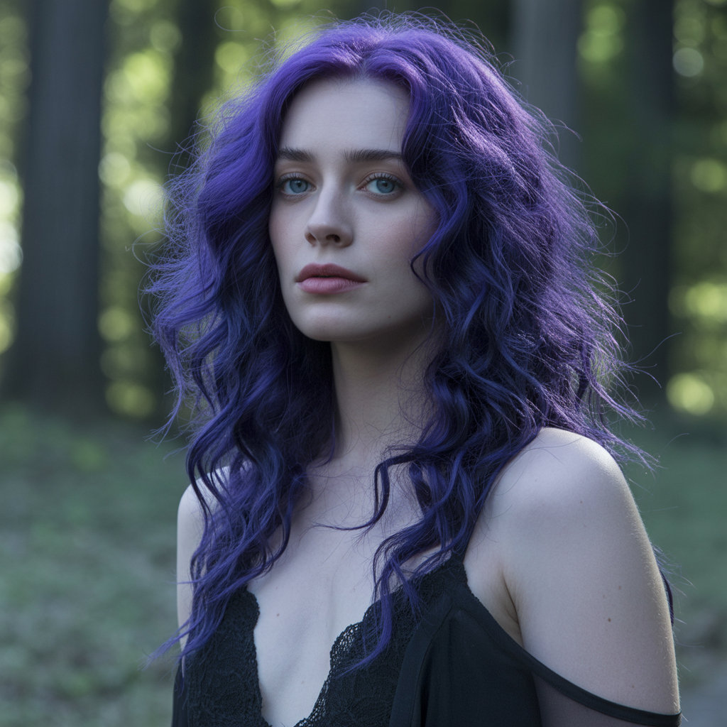 15 Best Bold Hair Dye Ideas to Transform Your Look 10 Deep Purple for Mysterious Boldness