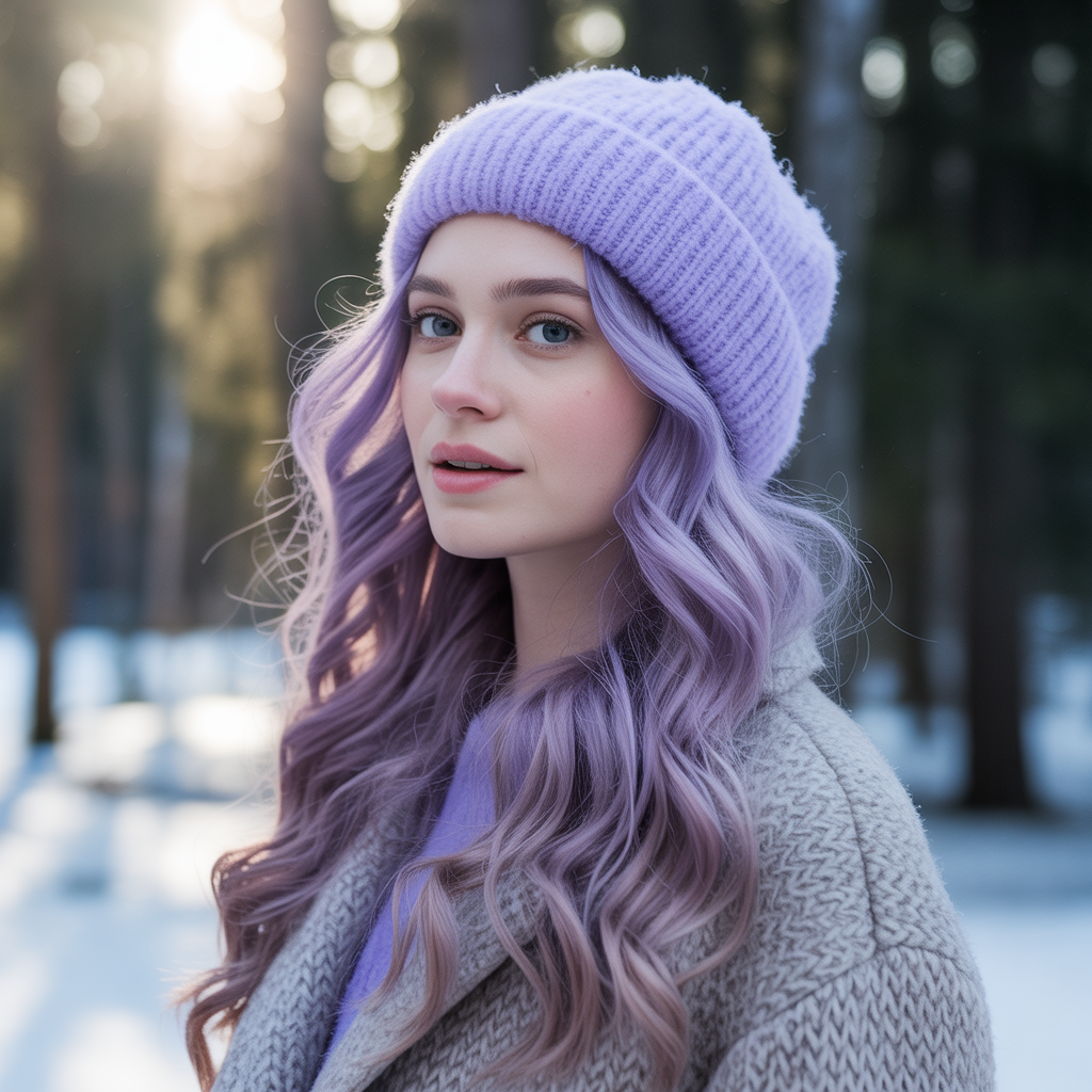 Faded Lavender Hairstyle
