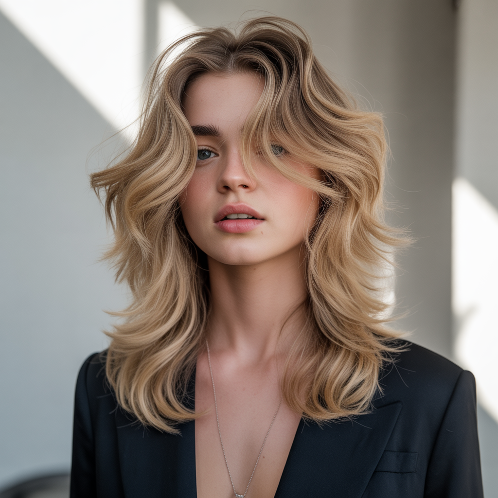 20 Stunning Ideas for Lustrous Long Textured Haircuts 4 Feathered Ends