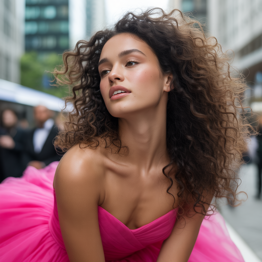 18 Fashionable Red Carpet Inspired Hairstyles for Glamorous Looks 14 Flowing Natural Curls