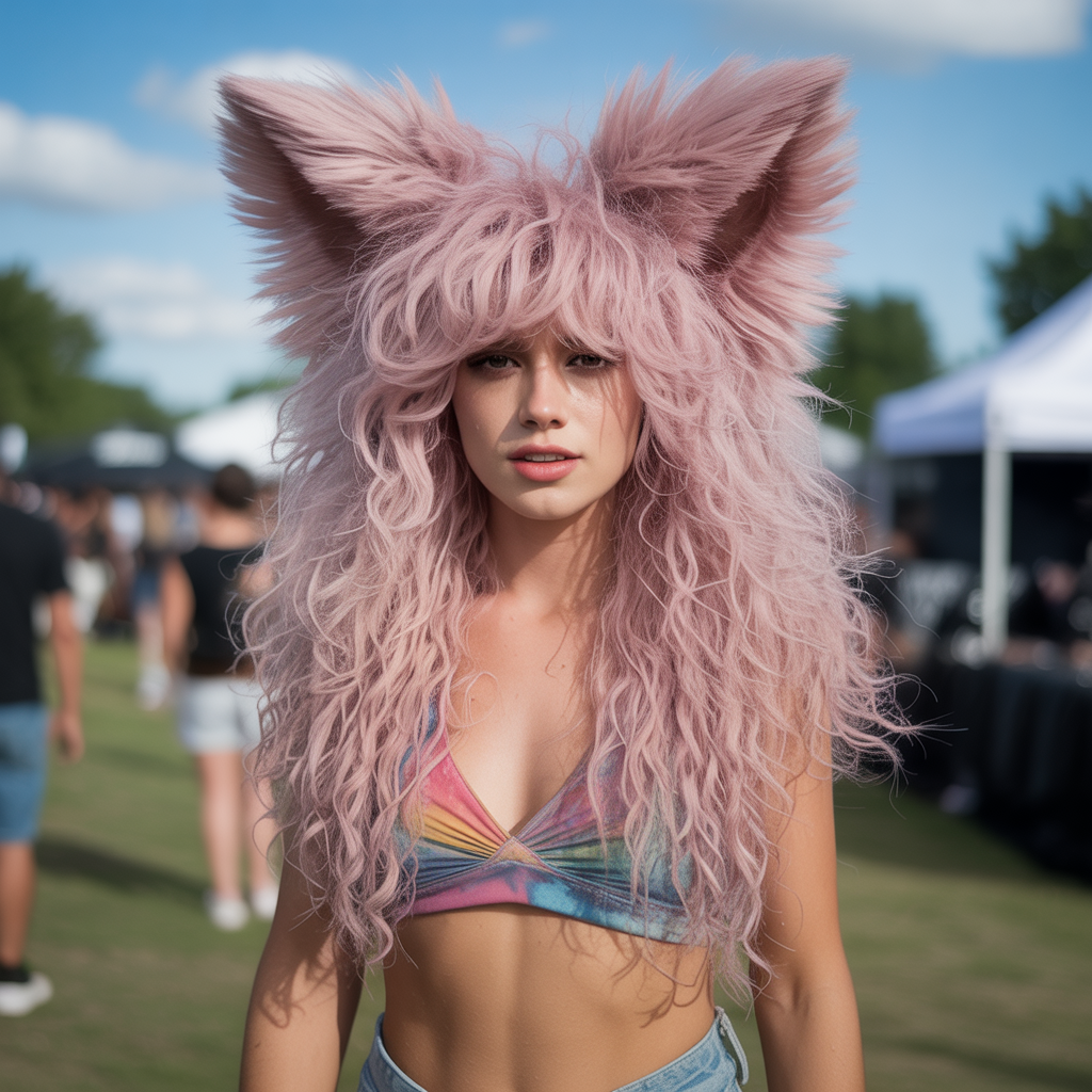 Fluffy Wolf Cut for Thick Hair