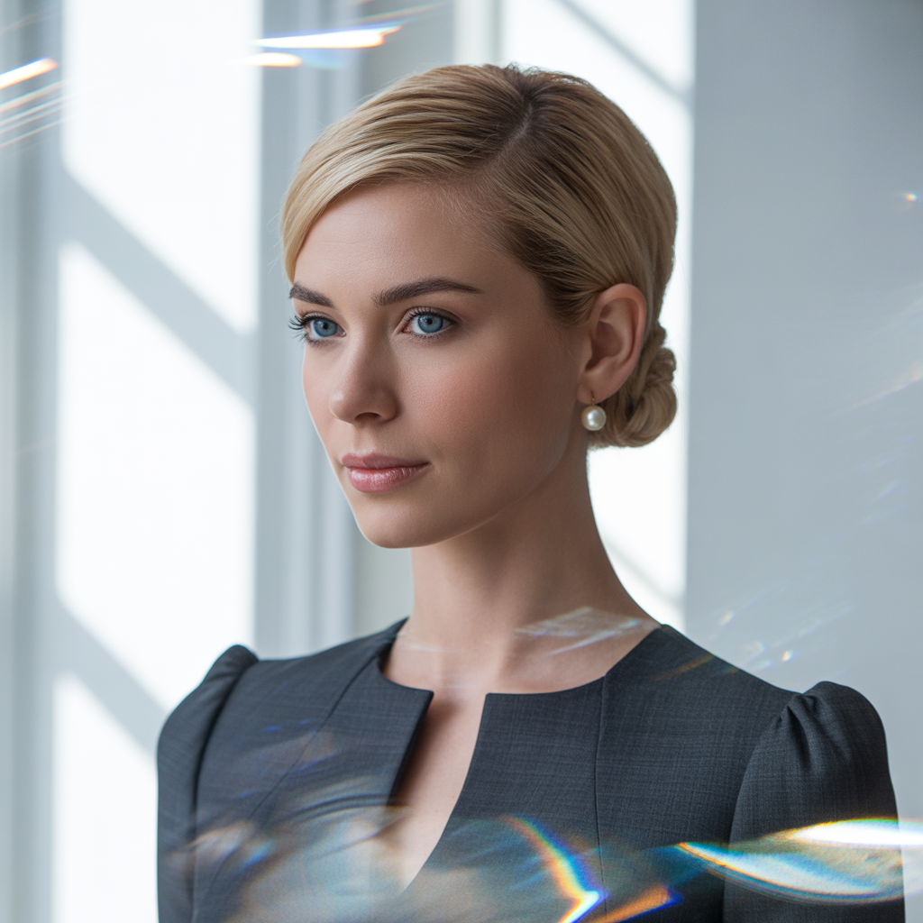 French Twist Short Hair Updos