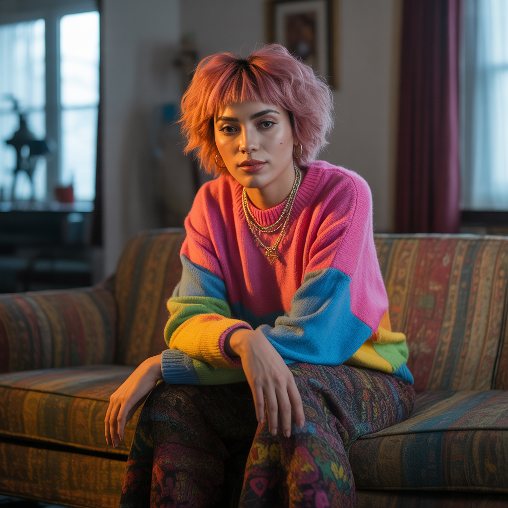 Genderless appeal of mullet wolf cut