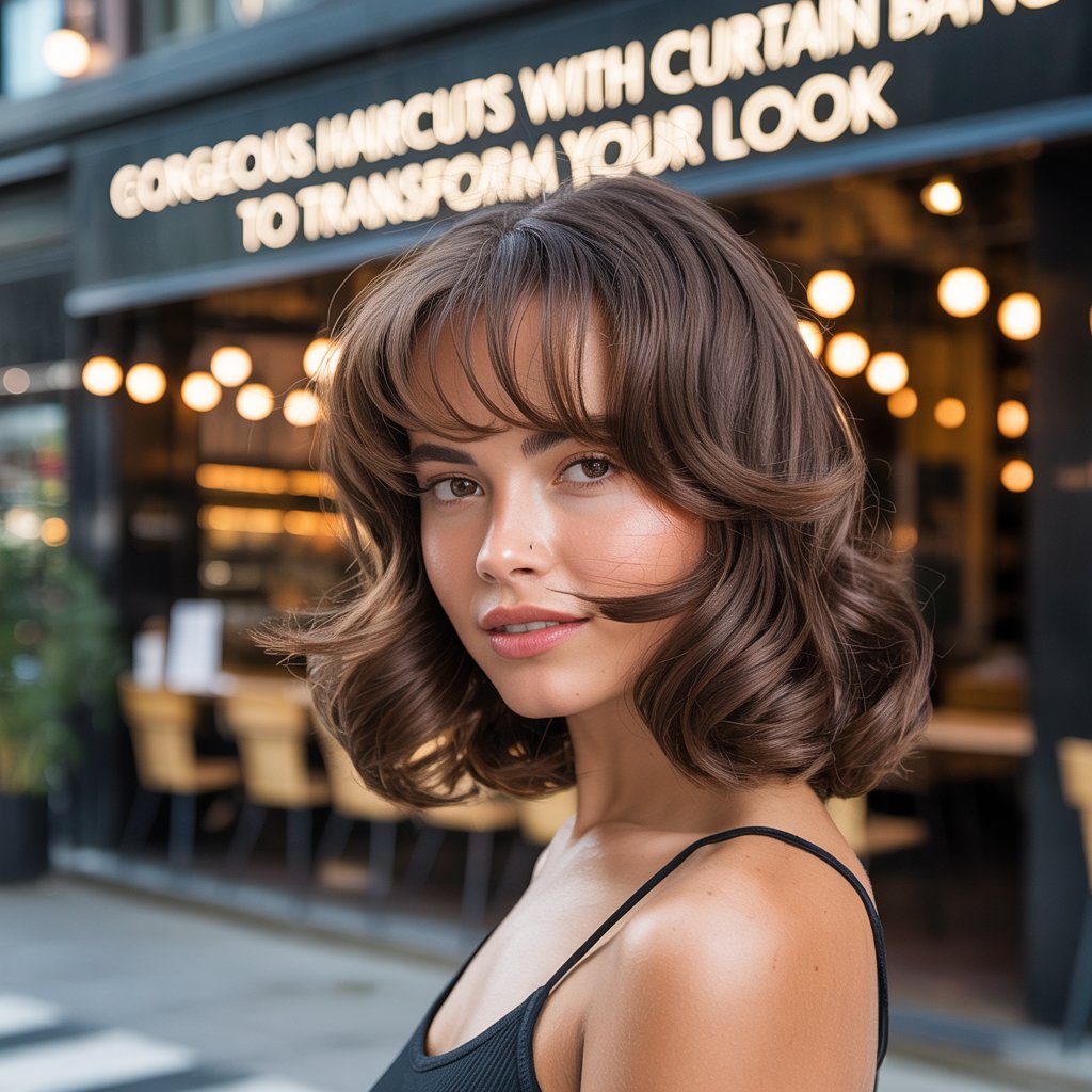 15 Gorgeous Haircuts With Curtain Bangs to Transform Your Look 3 Haircuts With Curtain Bangs