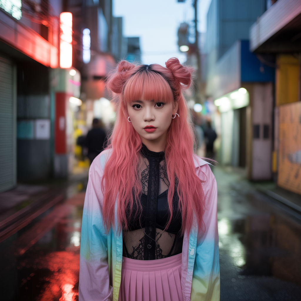 Hairstyles Pink Hair