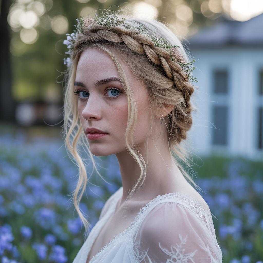 Hairstyles for Every Hair Type with Crown Braids