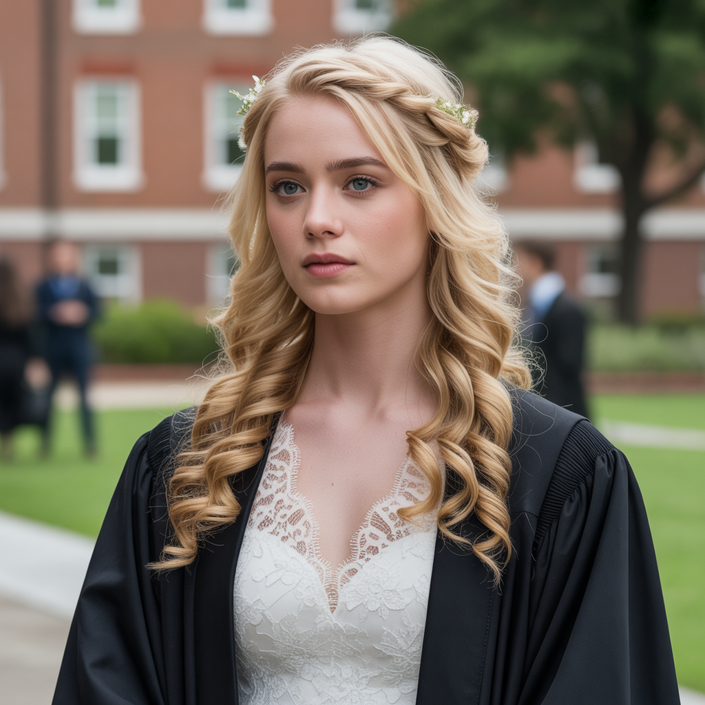 Half-Up Twisted Crown