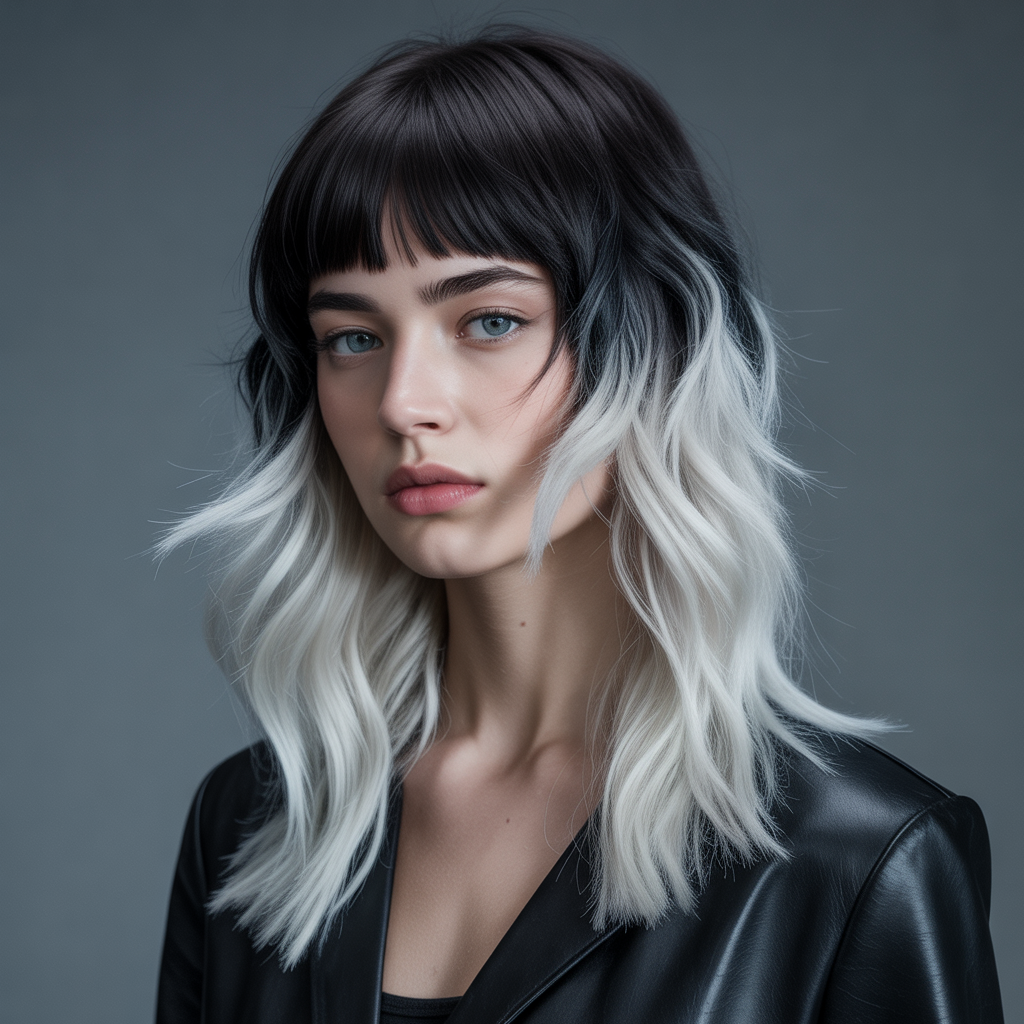 High-Contrast Black and White