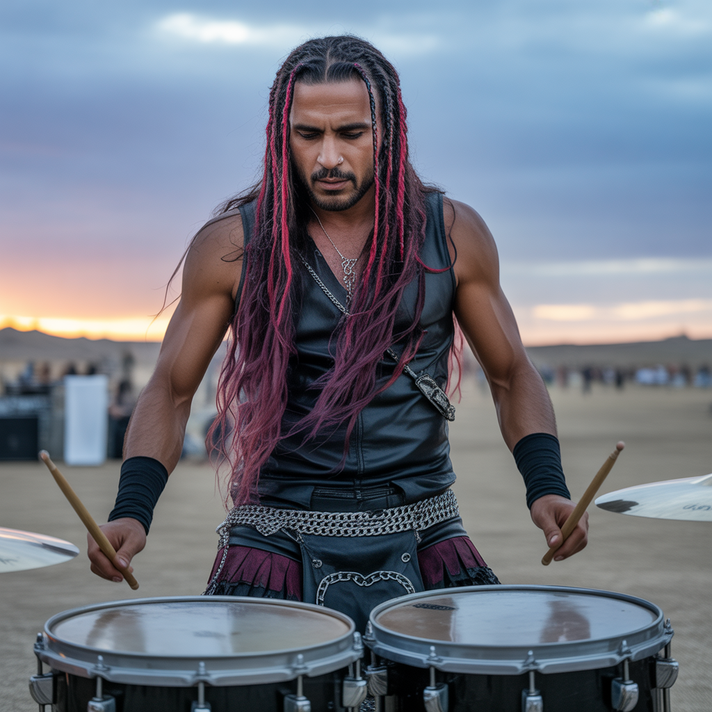 Highlighted Rocker Hairstyles