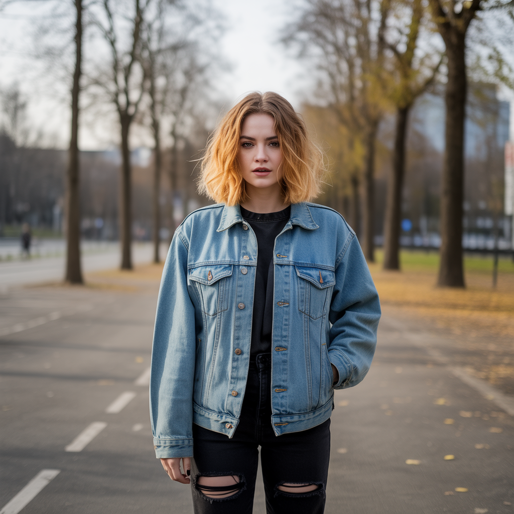 Honey Blonde Balayage Wolf Cut