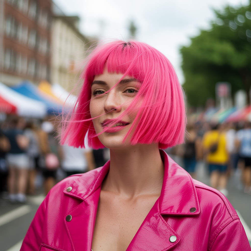 15 Best Bold Hair Dye Ideas to Transform Your Look 11 Hot Pink That Radiates Fun