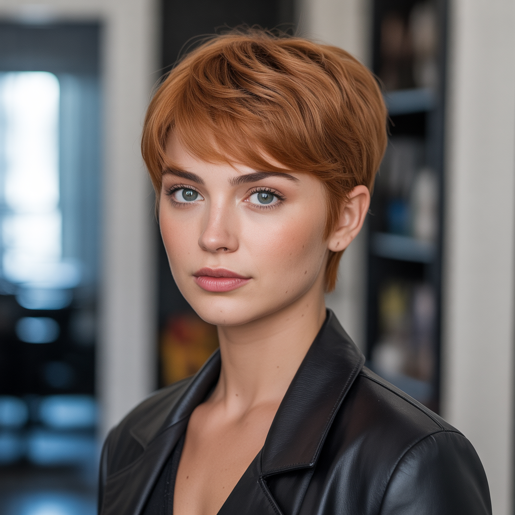 Light Chestnut for Short Hair