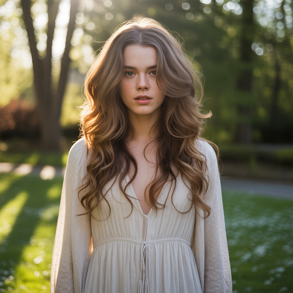 Long Hair with Face-Framing Layers