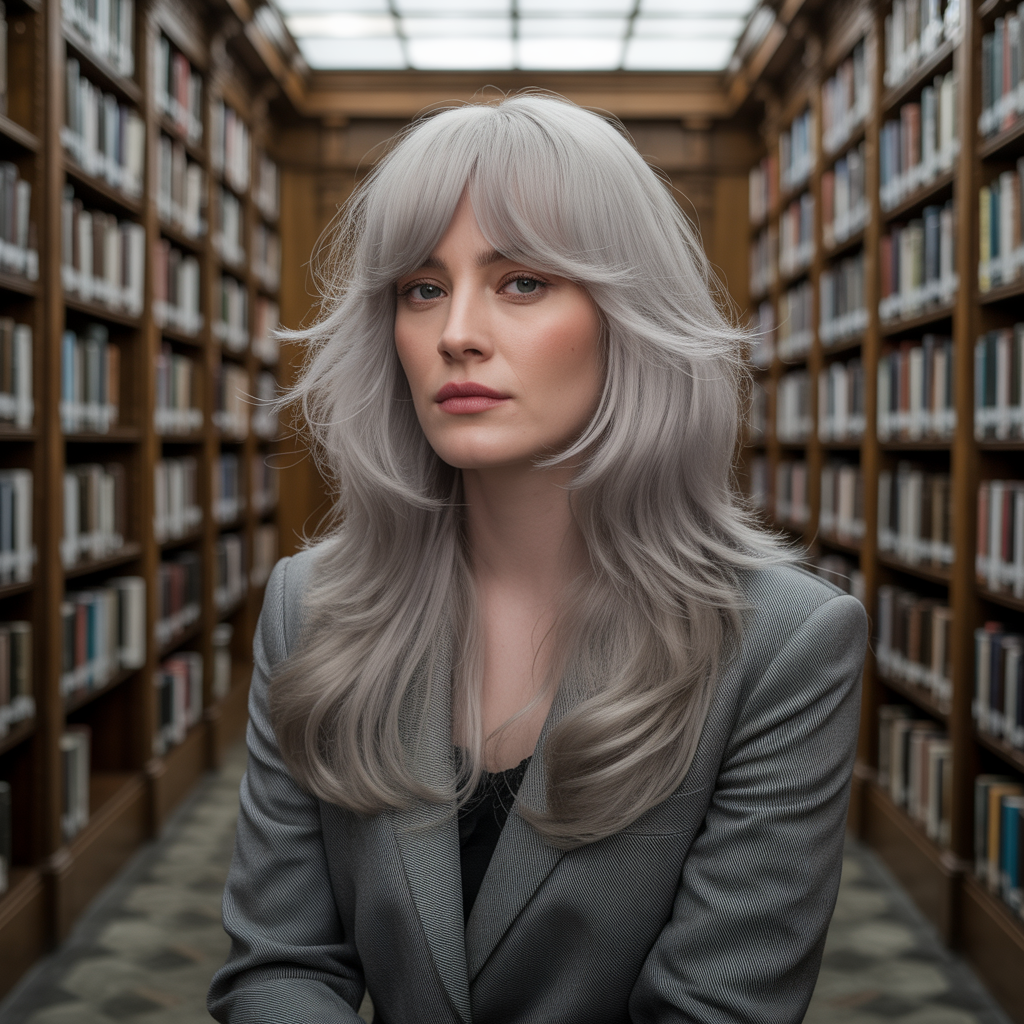 Long Layers with Wispy Bangs