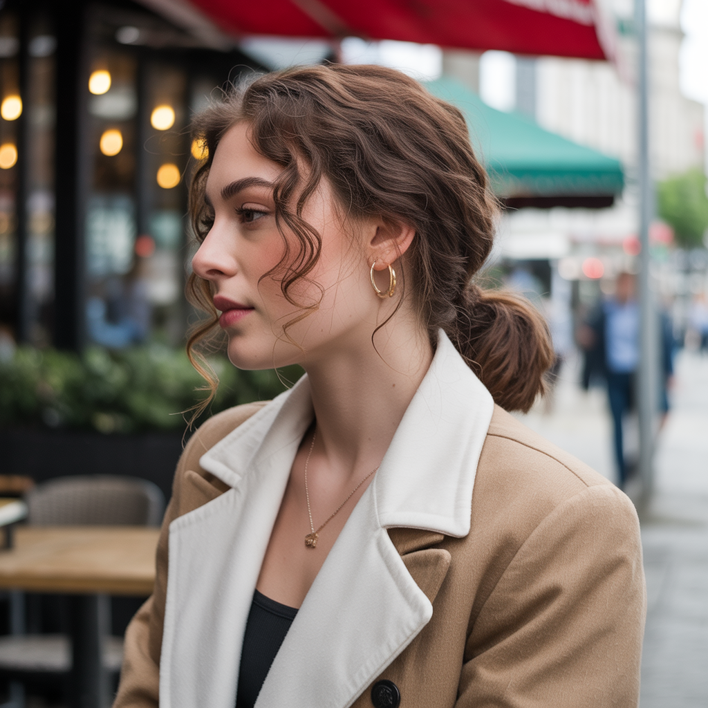 16 Brilliant Easy Hairstyles You Can Do in Minutes 13 Low Side Ponytail