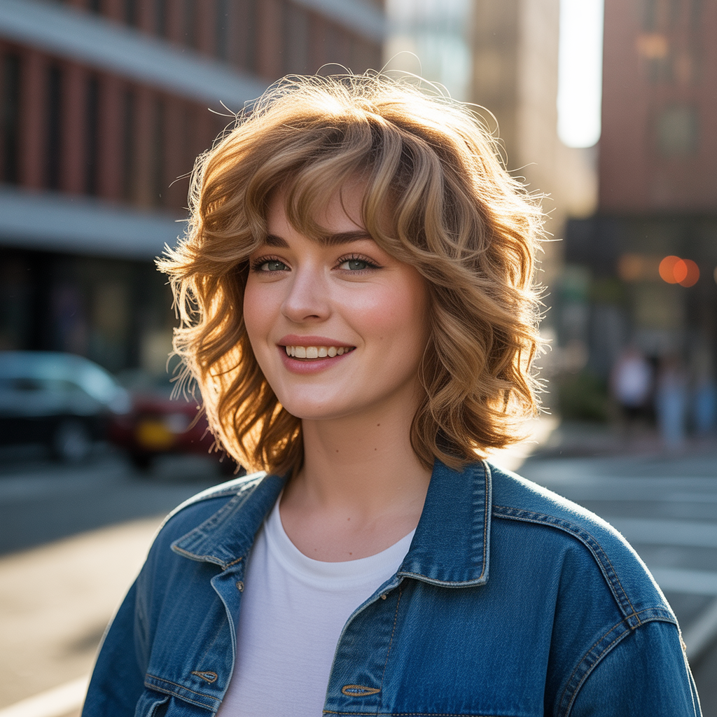 Medium Length Fluffy Wolf Cut