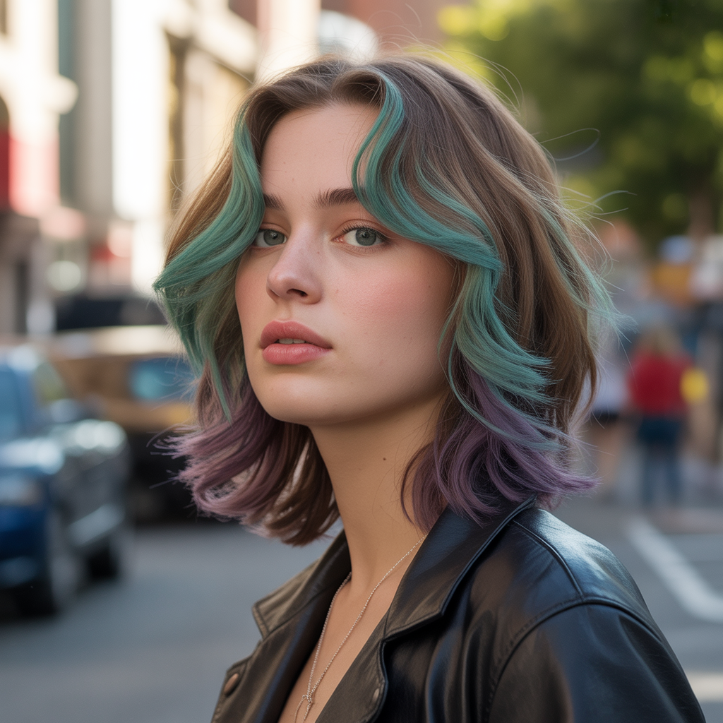 Medium-Length Scene Layers with Color Pops