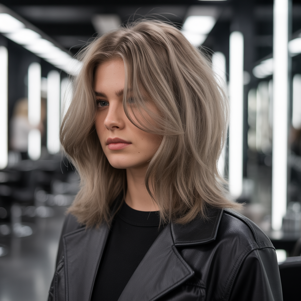 Medium Wolf Cut with Defined Layers