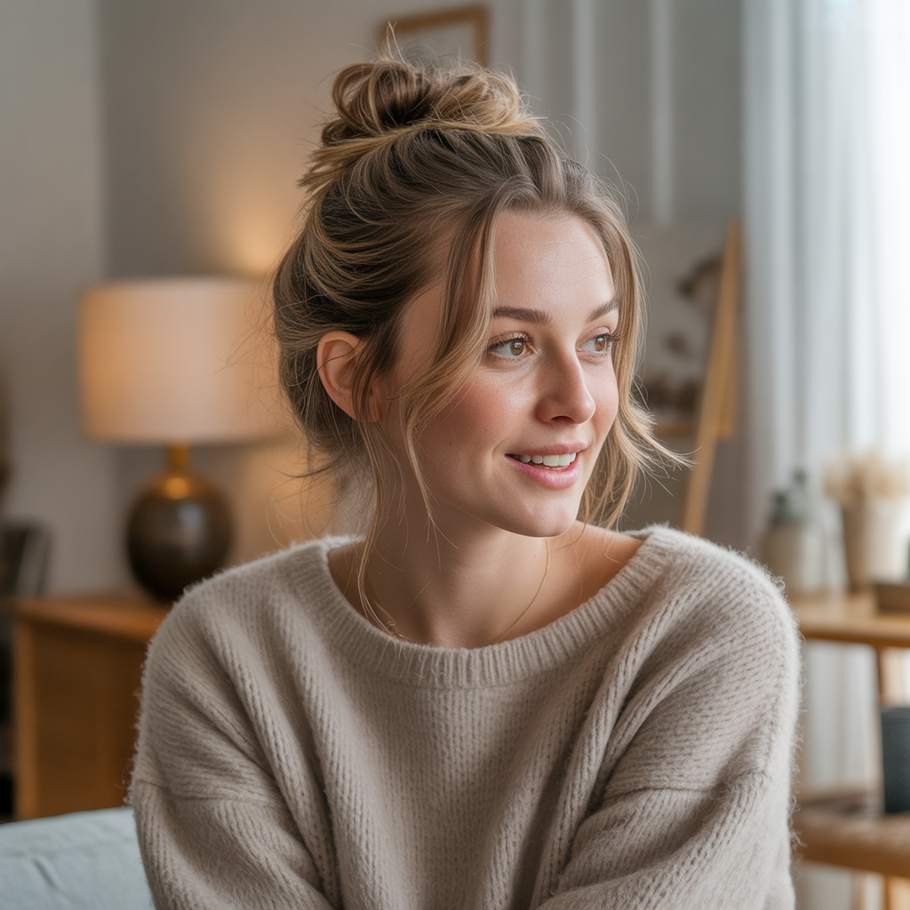 16 Brilliant Easy Hairstyles You Can Do in Minutes 2 Messy Bun