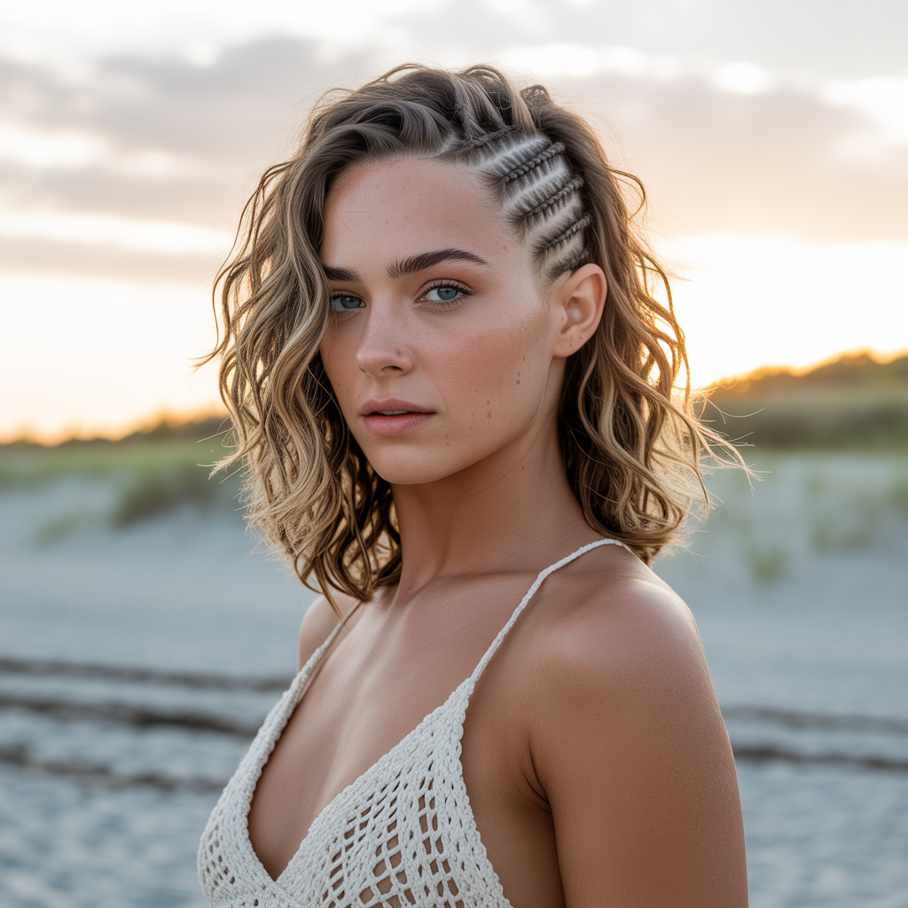 Micro Braids Mixed with Layers