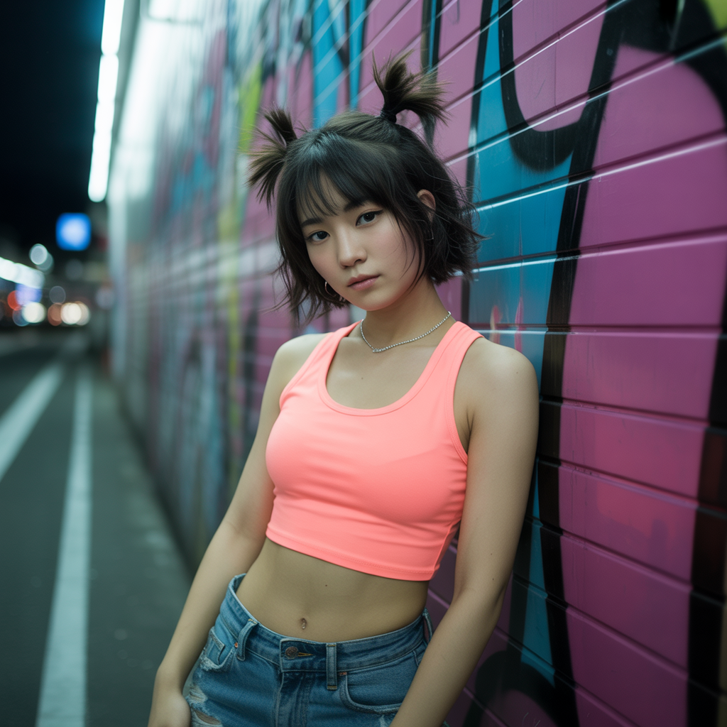 Mini Space Buns Short Hair Updos