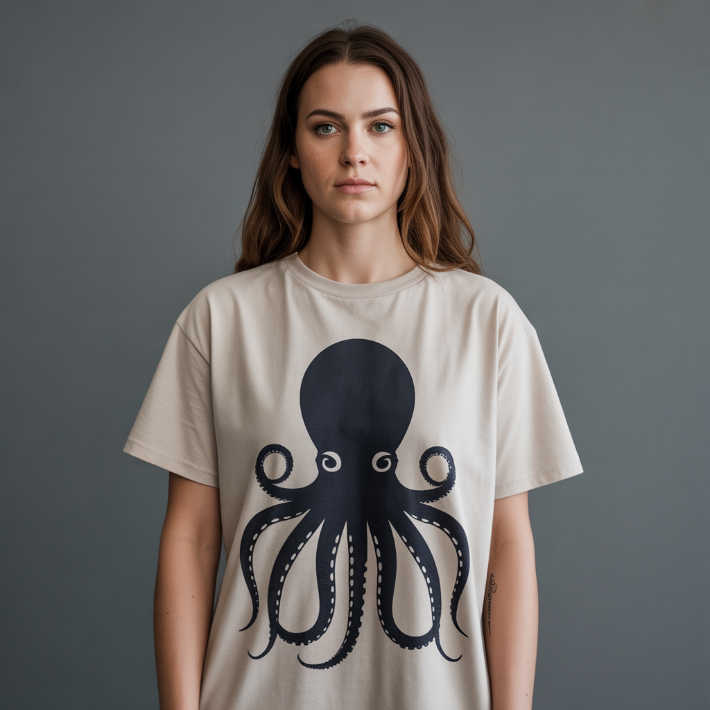 Minimalist Octopus Vibe