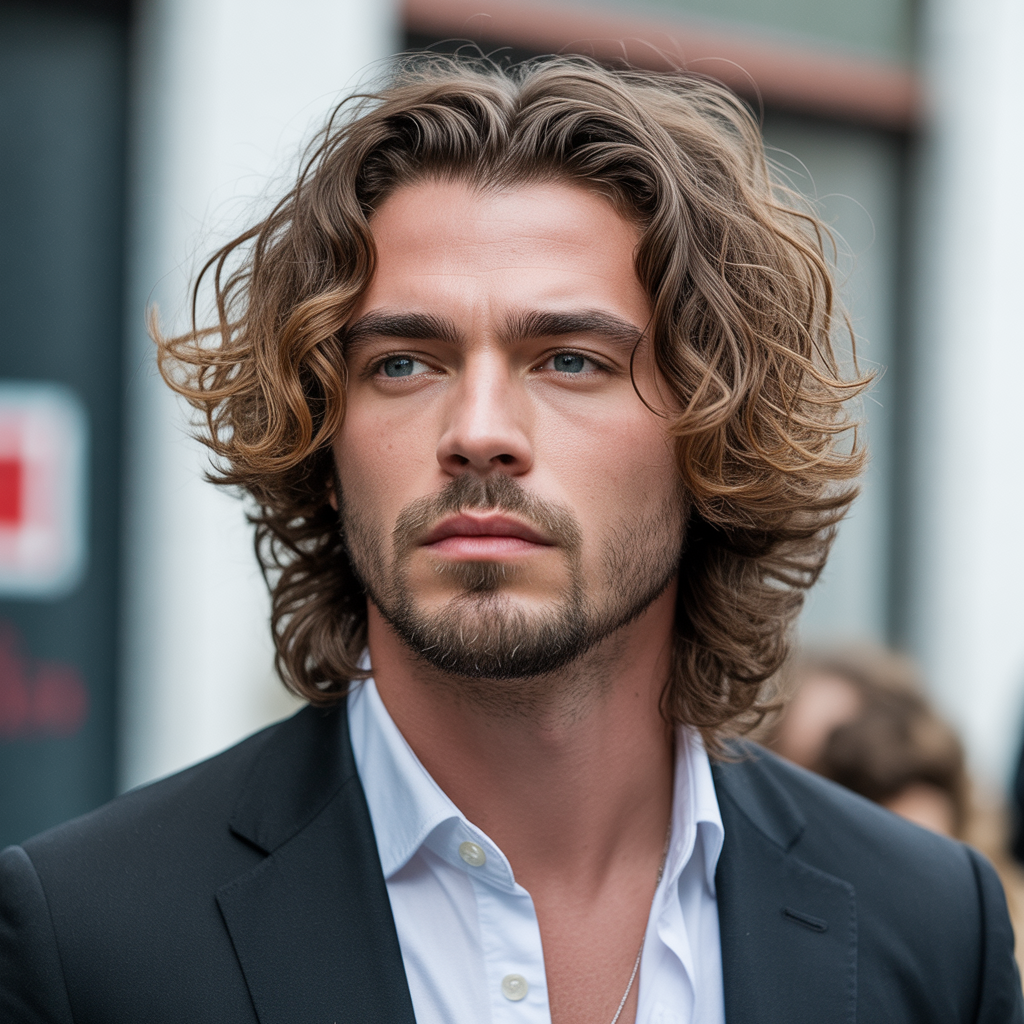 Modern Mullet Hairstyles Men