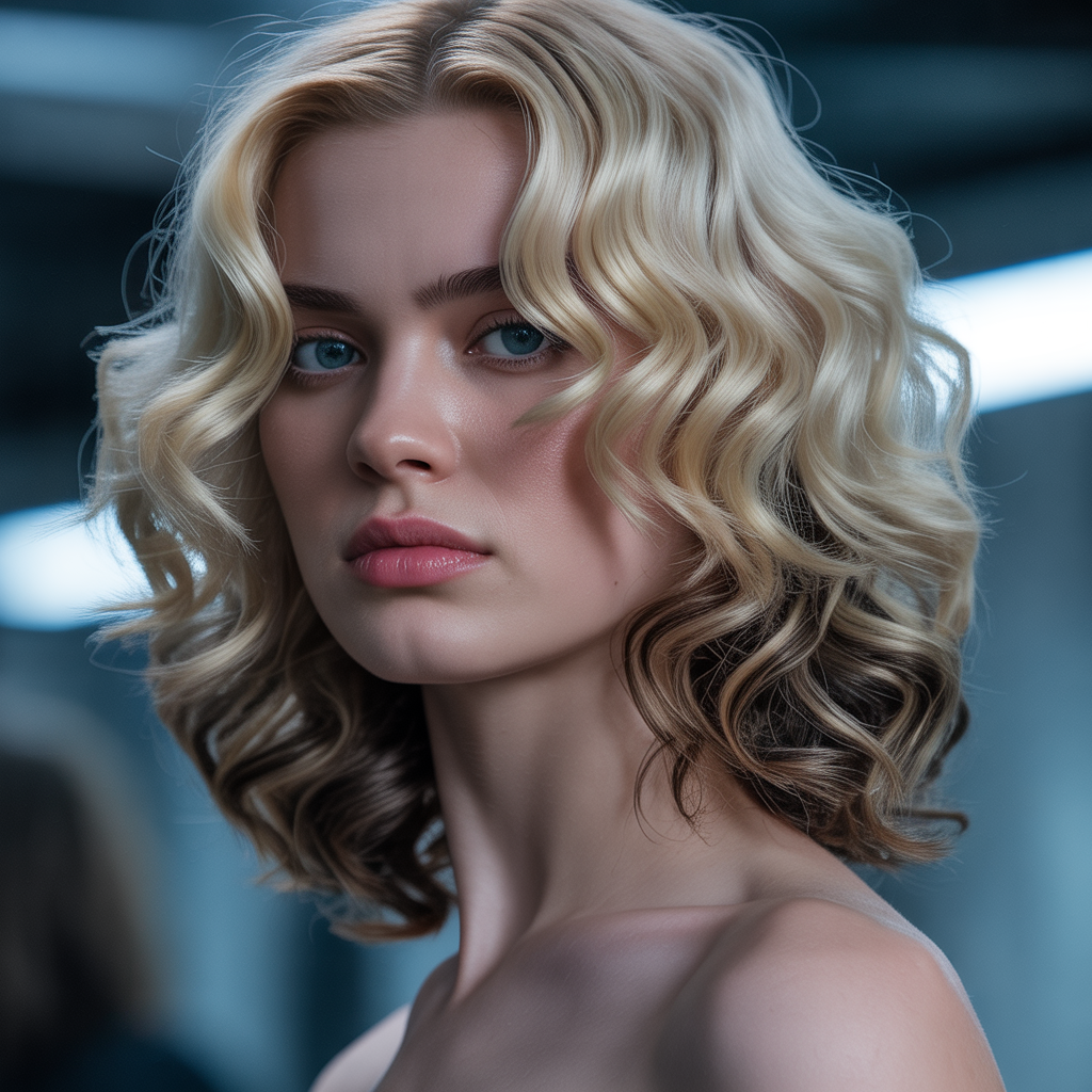 Pearl Blonde with Smoky Lowlights