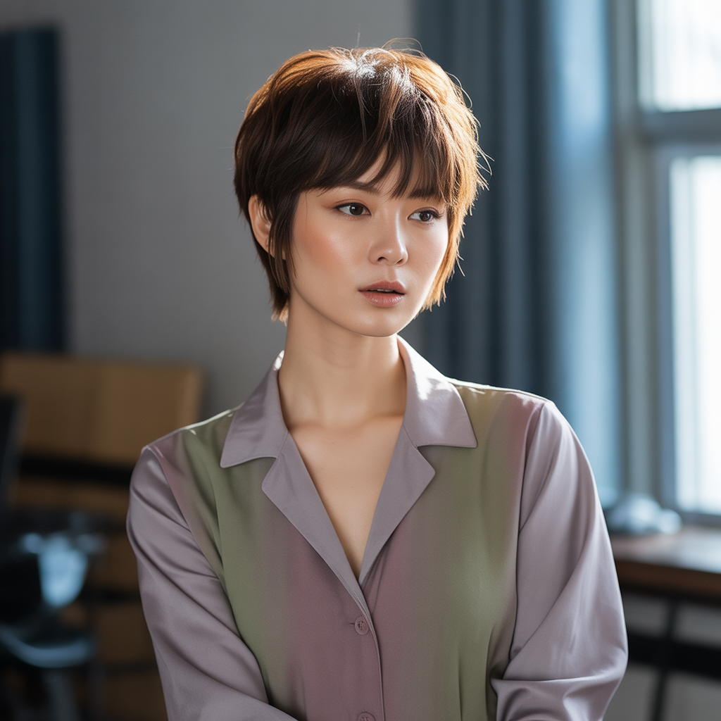 Pixie-Inspired Short Wolf Cut