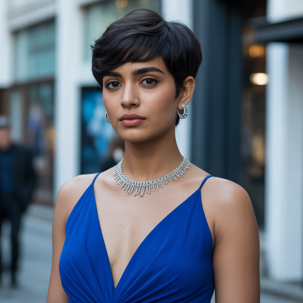 Pixie Wolf Cut for Oval Faces