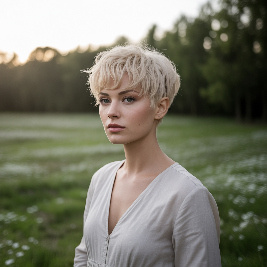 Pixie Wolf Cut with Face Framing Layers