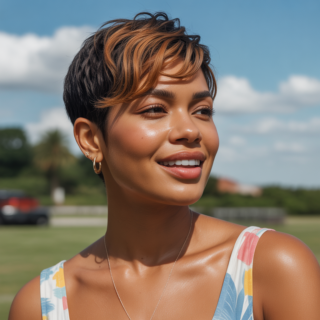 Pixie with Highlights