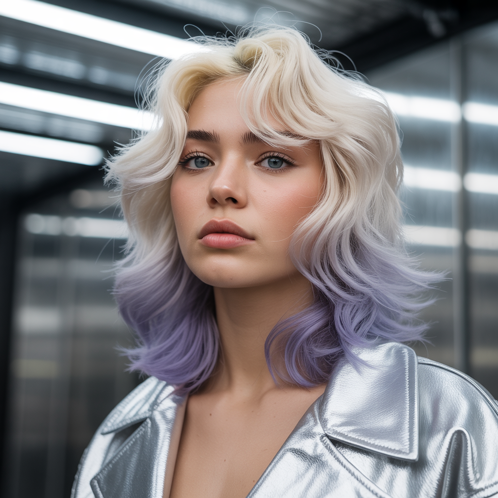 15 Best Bold Hair Dye Ideas to Transform Your Look 5 Platinum Blonde with a Twist