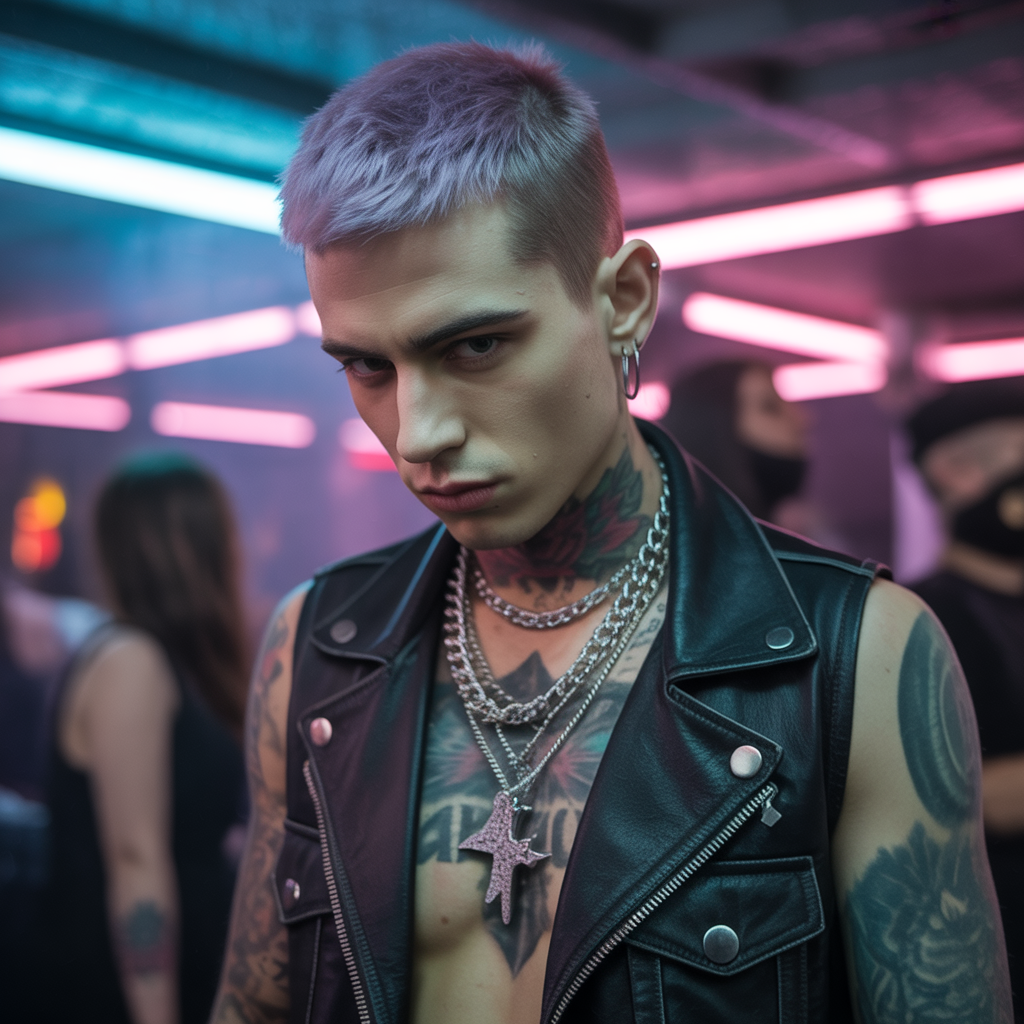 Punk Buzz Cut Rocker Hairstyles