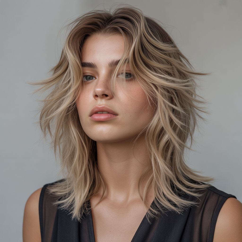 20 Stunning Ideas for Lustrous Long Textured Haircuts 6 Razor-Cut Texture