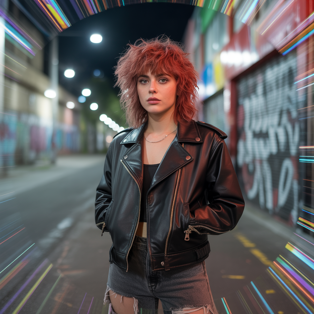 Red Wolf Cut with Shaggy Texture