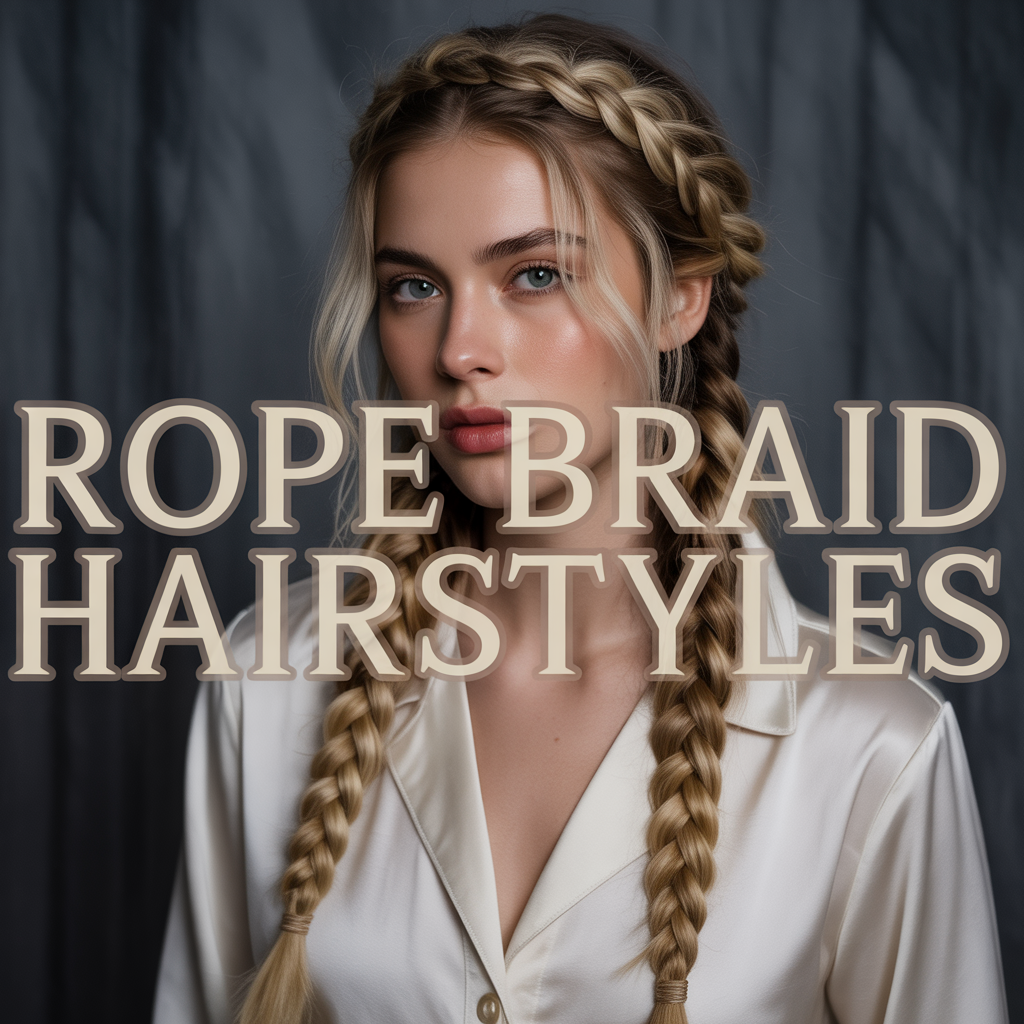 Rope Braid Hairstyles