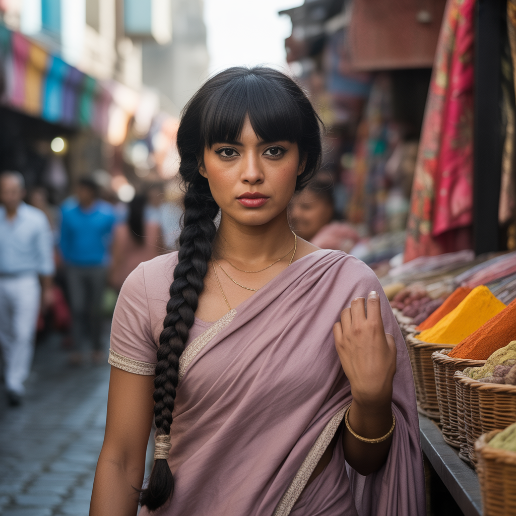 Rope Braid with Bangs