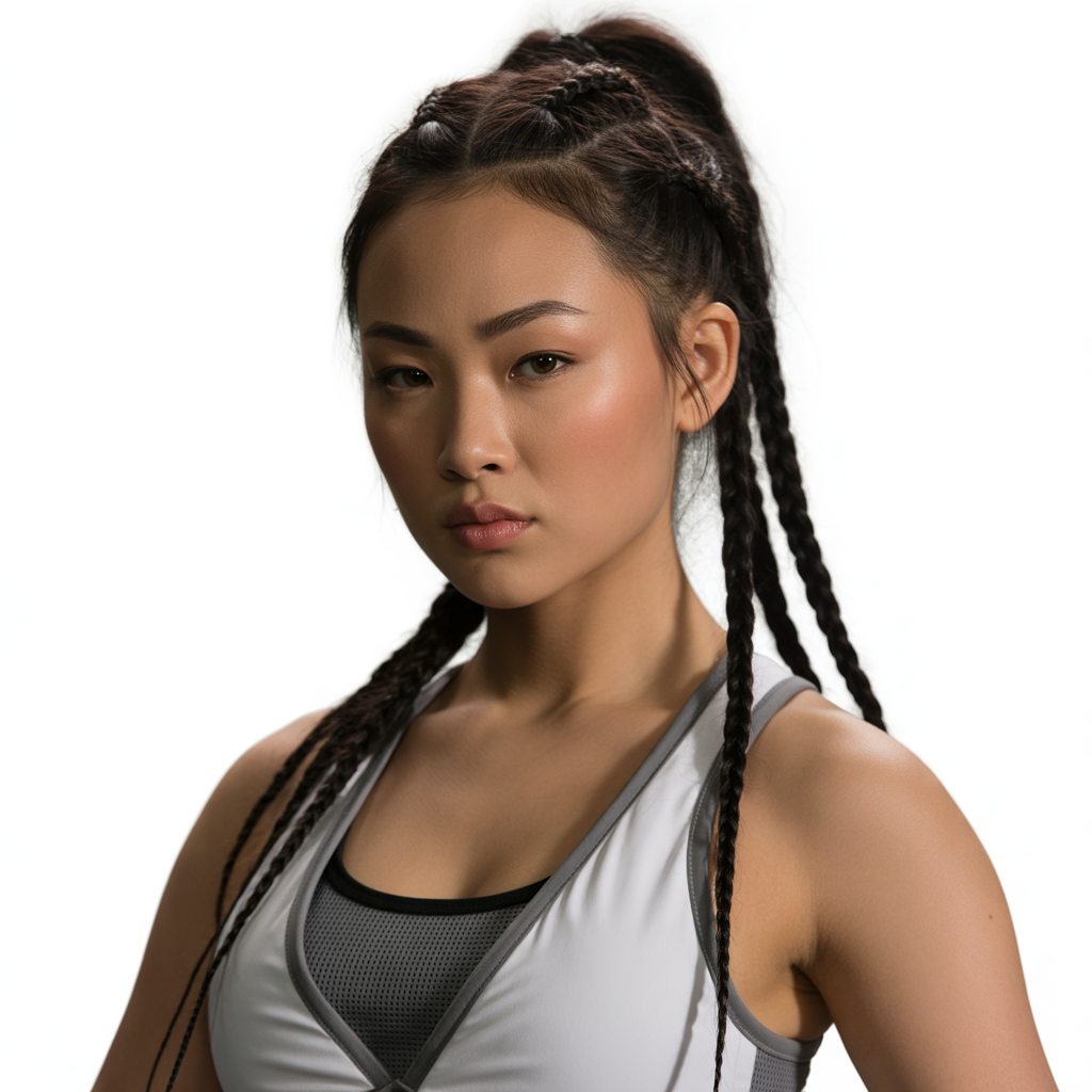 Rope Braid with High Ponytail