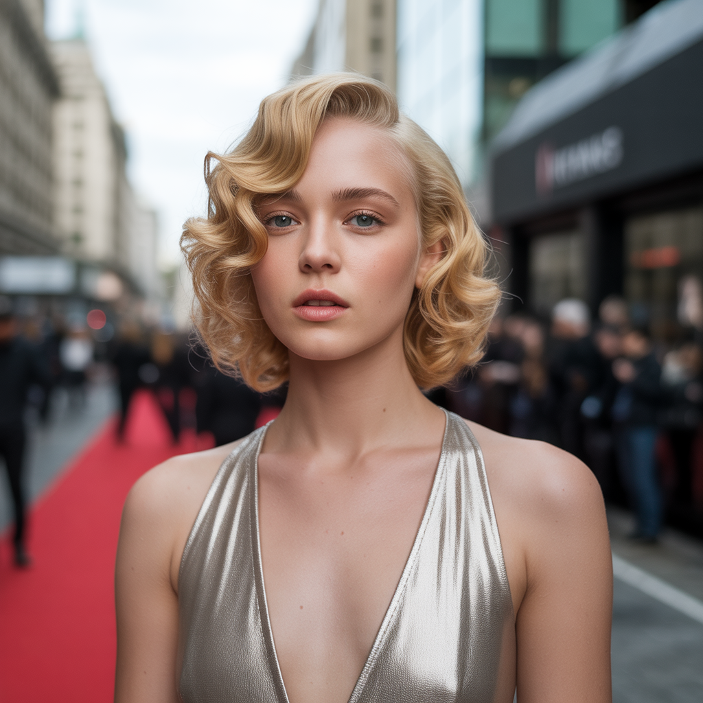 18 Fashionable Red Carpet Inspired Hairstyles for Glamorous Looks 17 Sculpted Waves Artistry