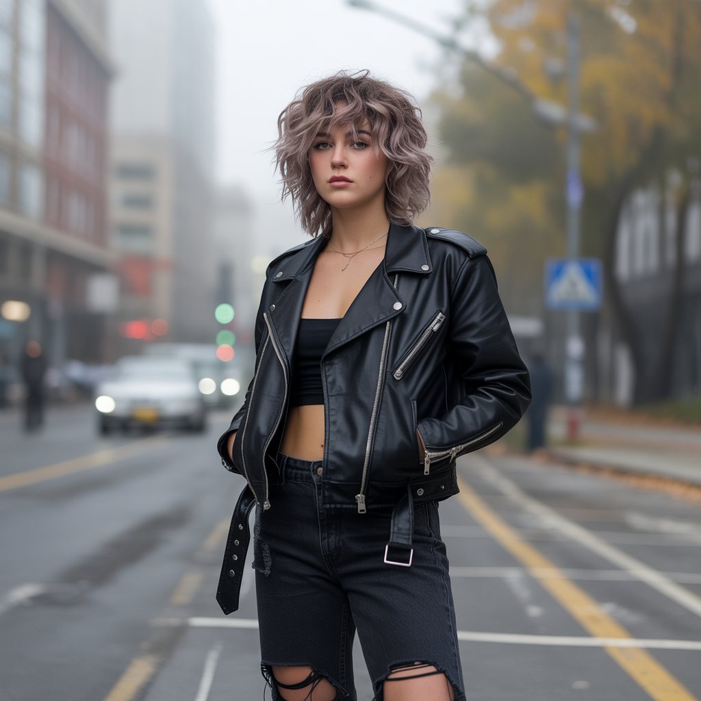 Shaggy Wavy Wolf Cut