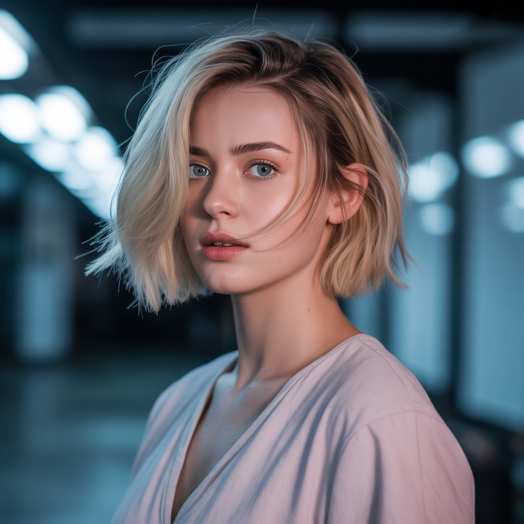 Short Bob with Wispy Ends