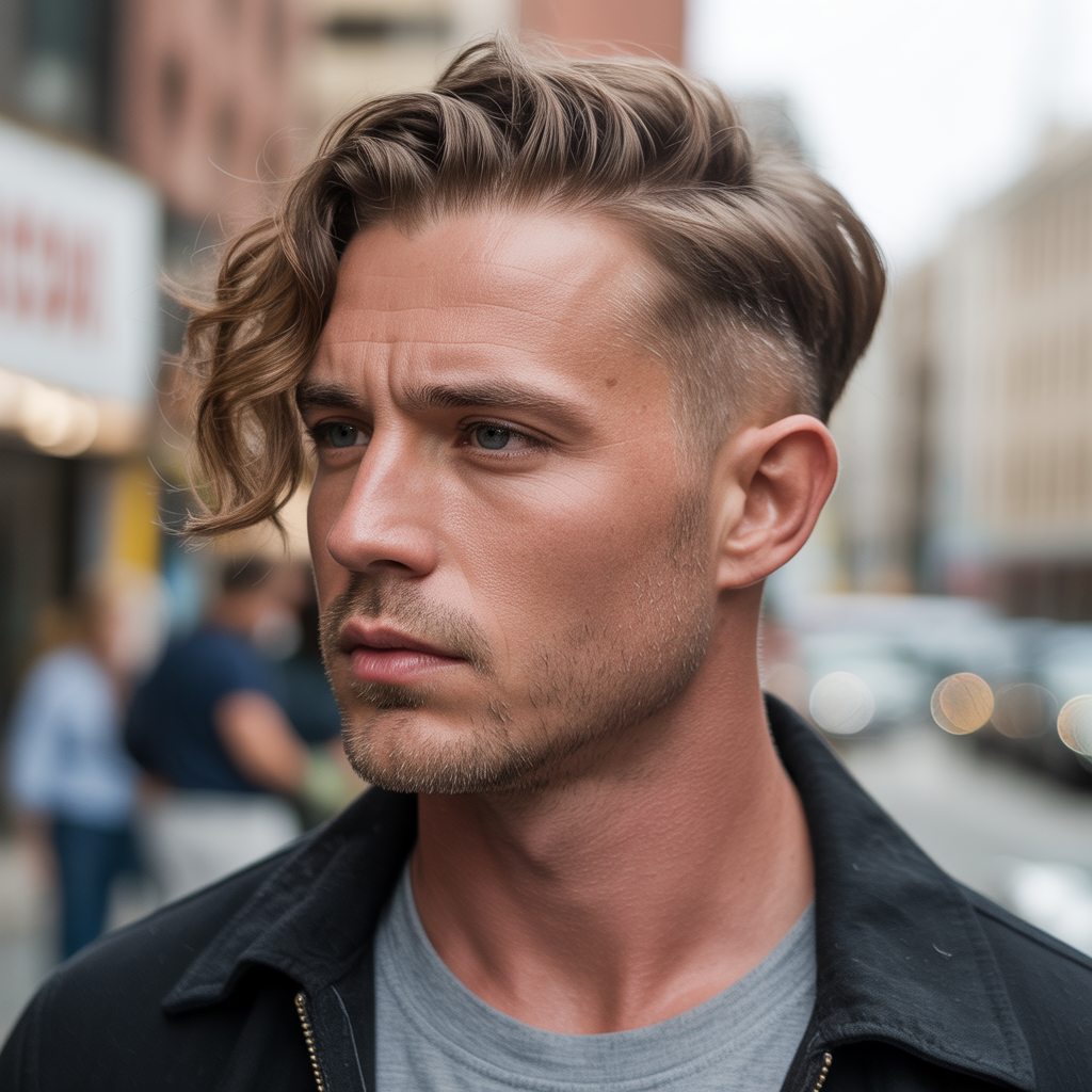 Short Flow with Side-Swept Front