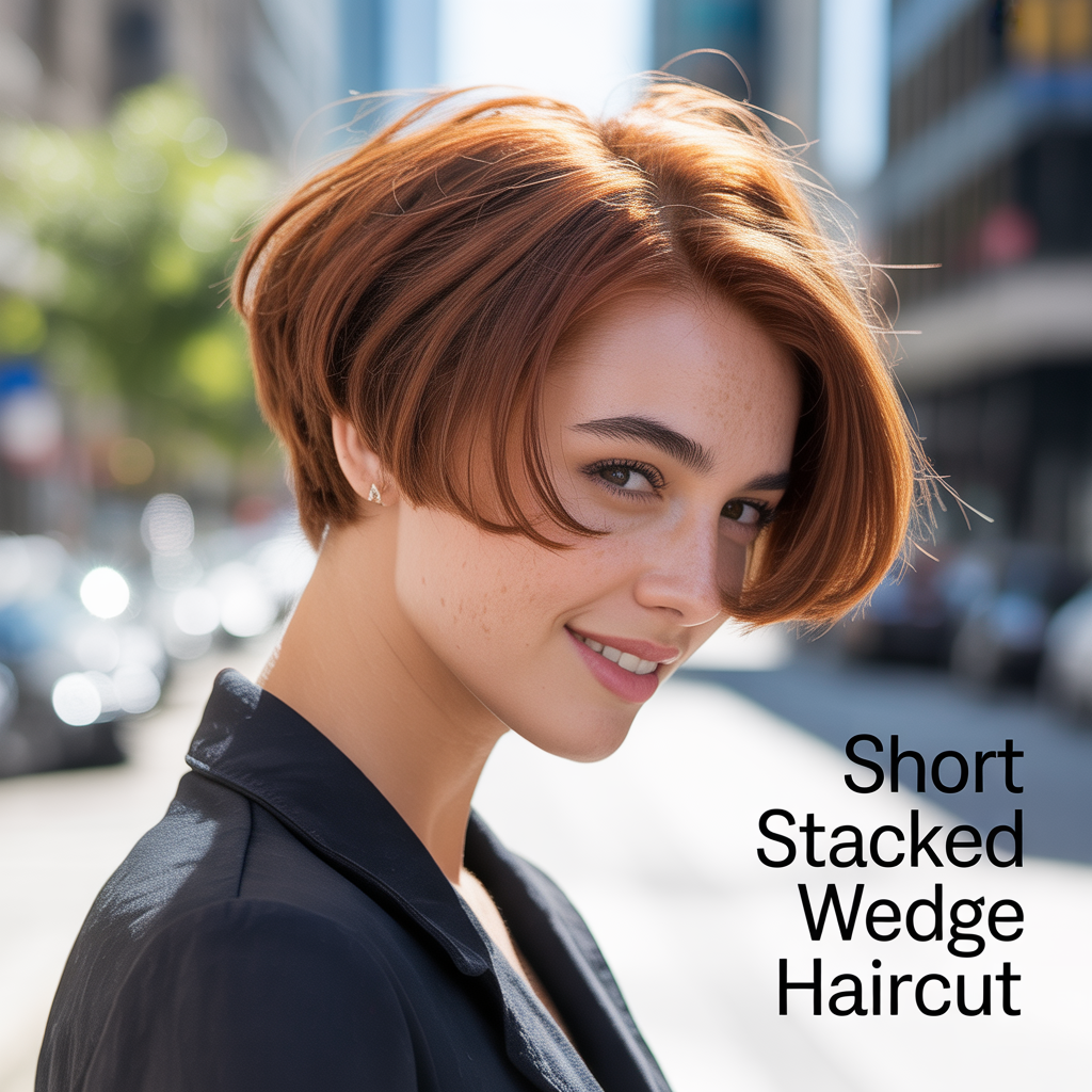 15 Stunning Short Stacked Wedge Haircut Inspiration & Styling Tips 8 Short Stacked Wedge Haircut