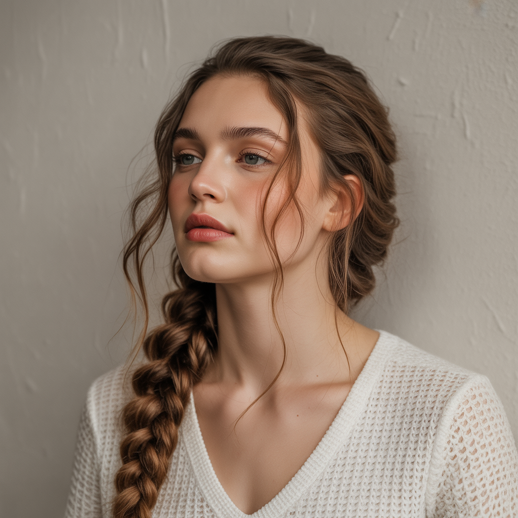 Side Braid for Pool Hairstyles